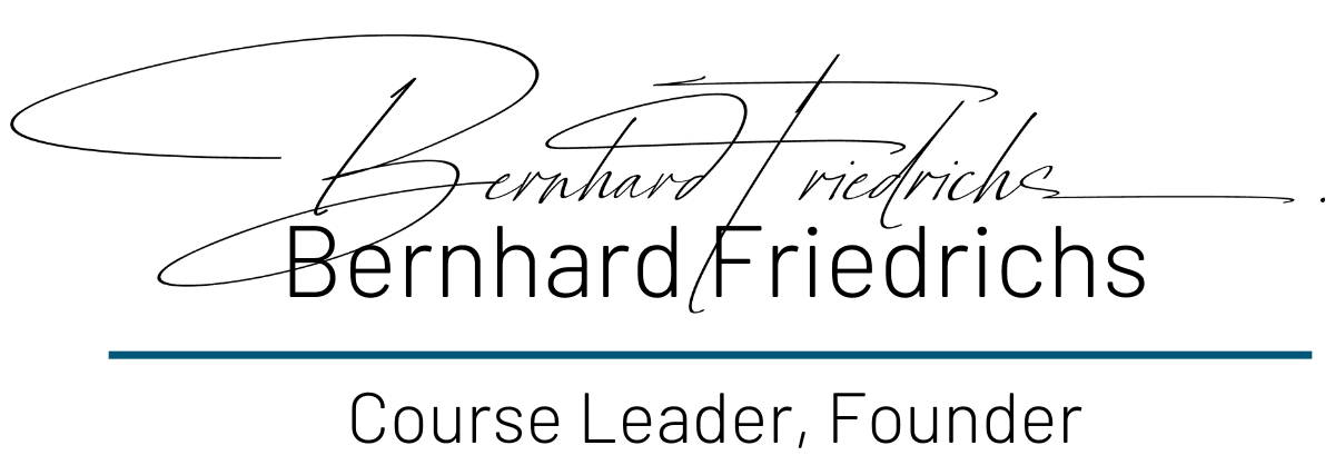 Bernhard Friedrichs - Course Leader, Founder